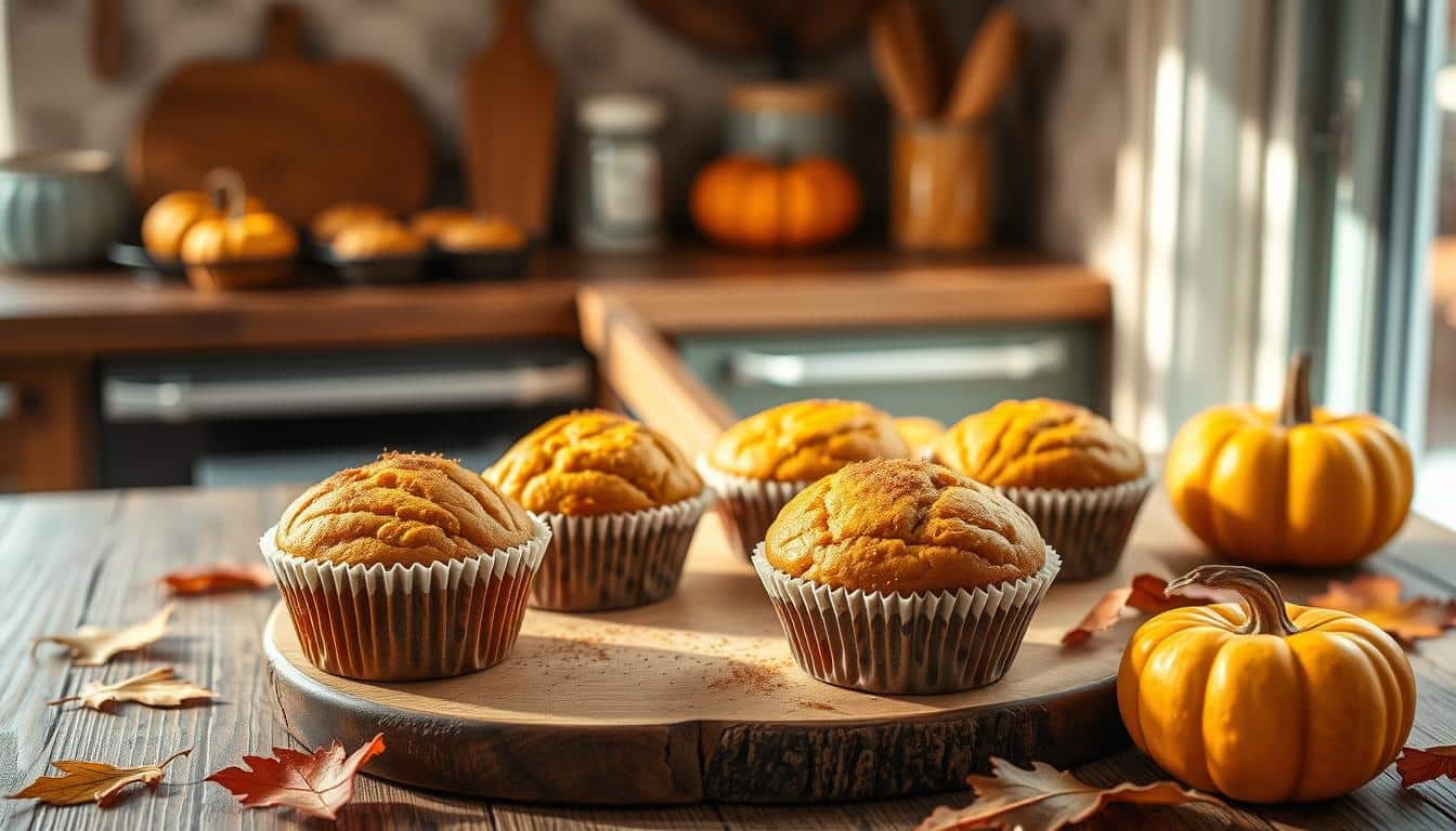 Easy Pumpkin Banana Muffins Made from Scratch