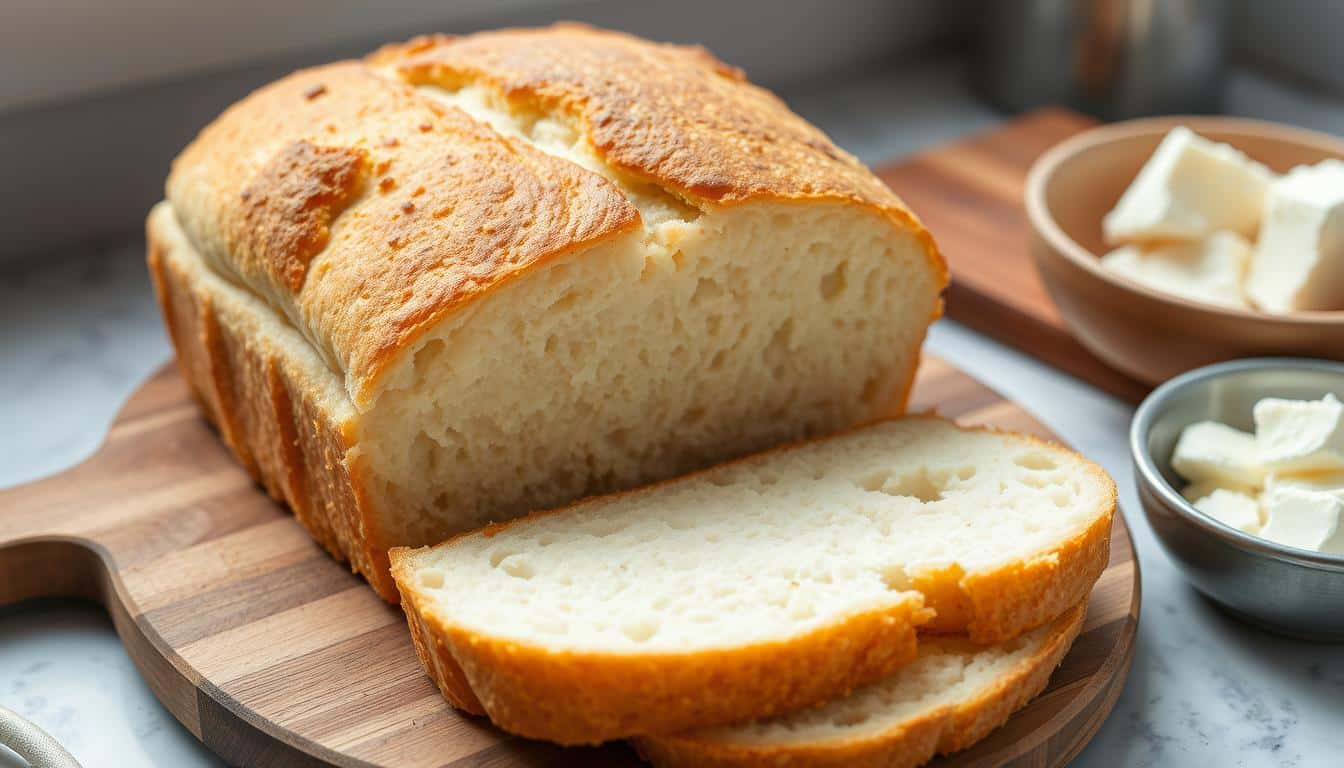 Cottage cheese bread (5 ingredients)
