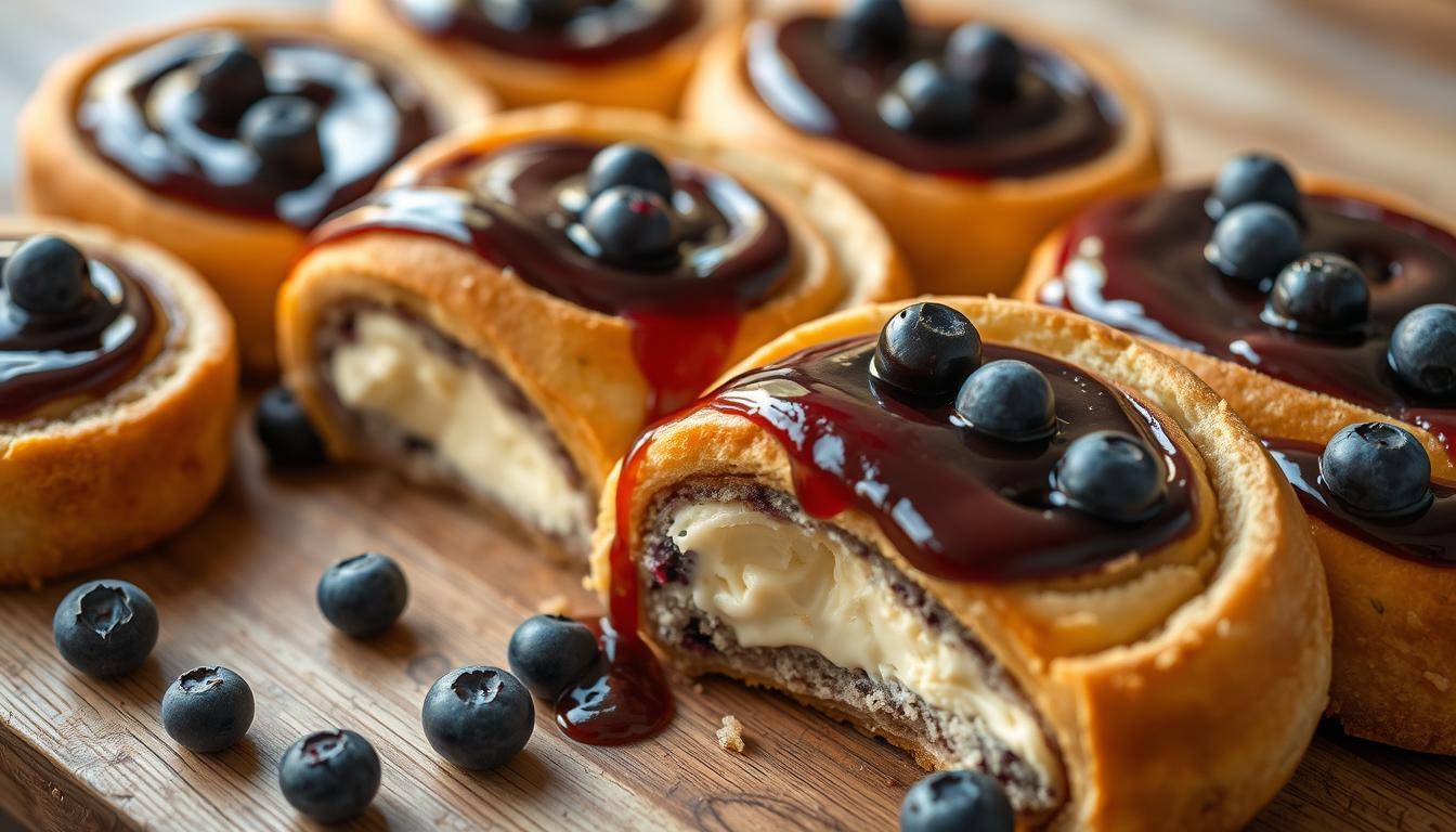 blueberry cheesecake rolls
